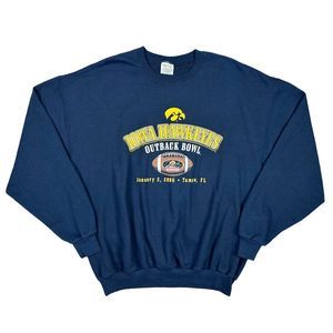TCX Apparel 2006 Outback Bowl | Iowa Hawkeyes College Crew Neck - Size XL